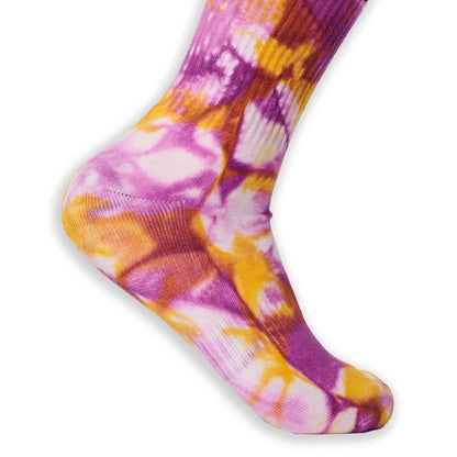 Purple Tie Dye Socks