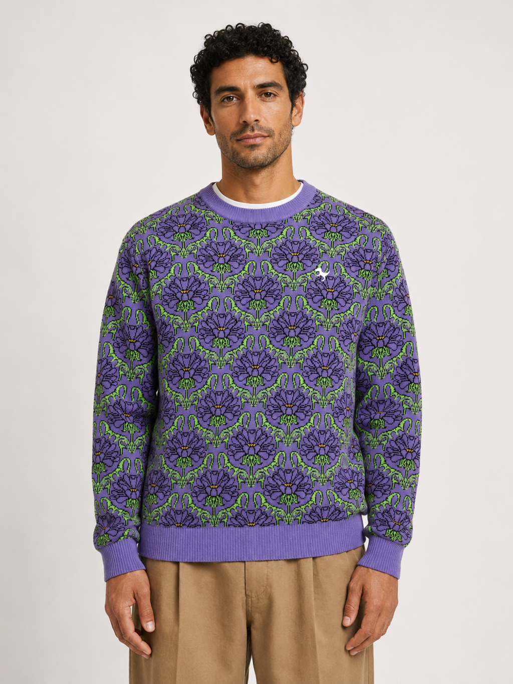 Damask - Jacquard Knit Sweater