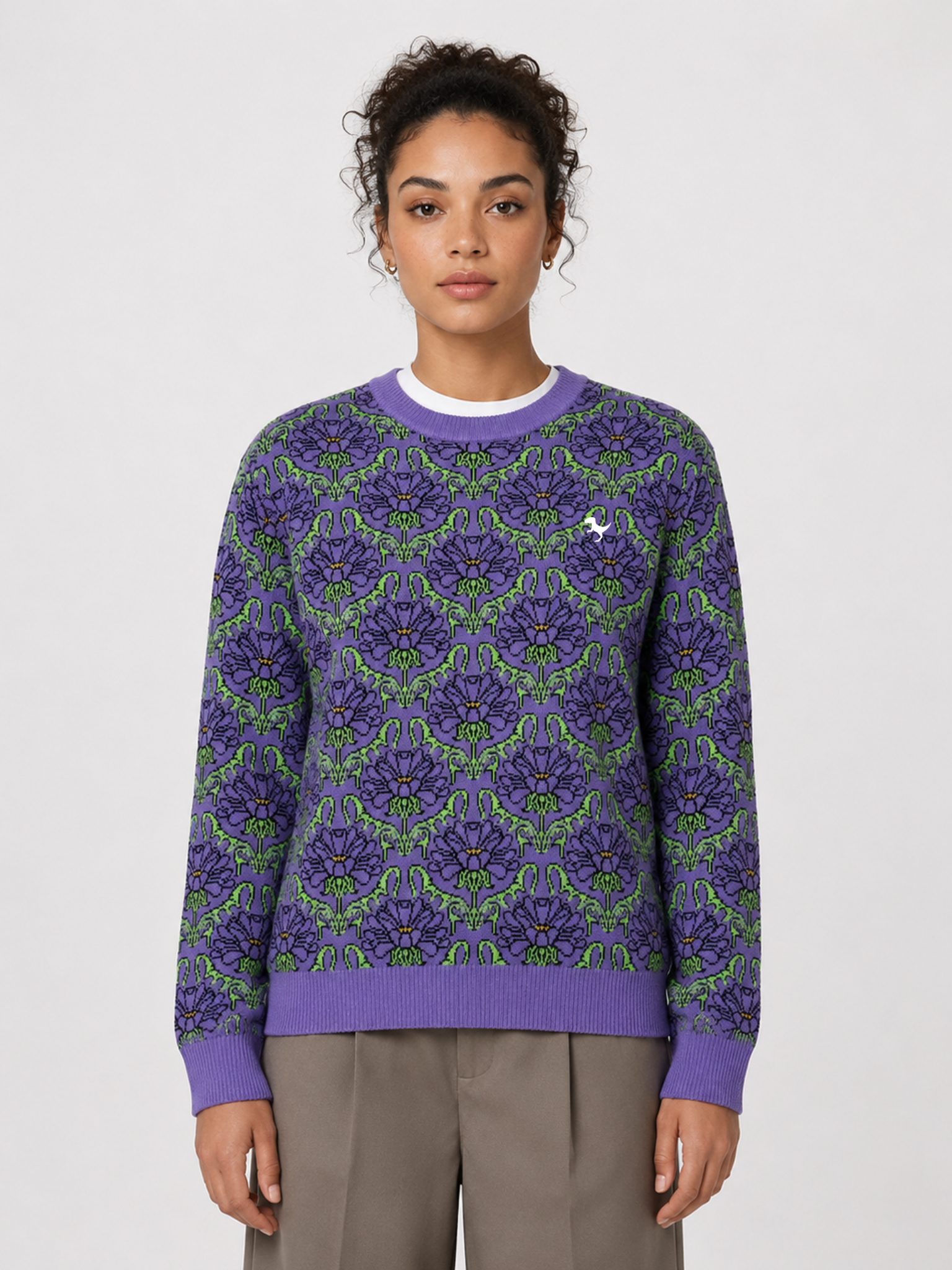 Damask - Jacquard Knit Sweater