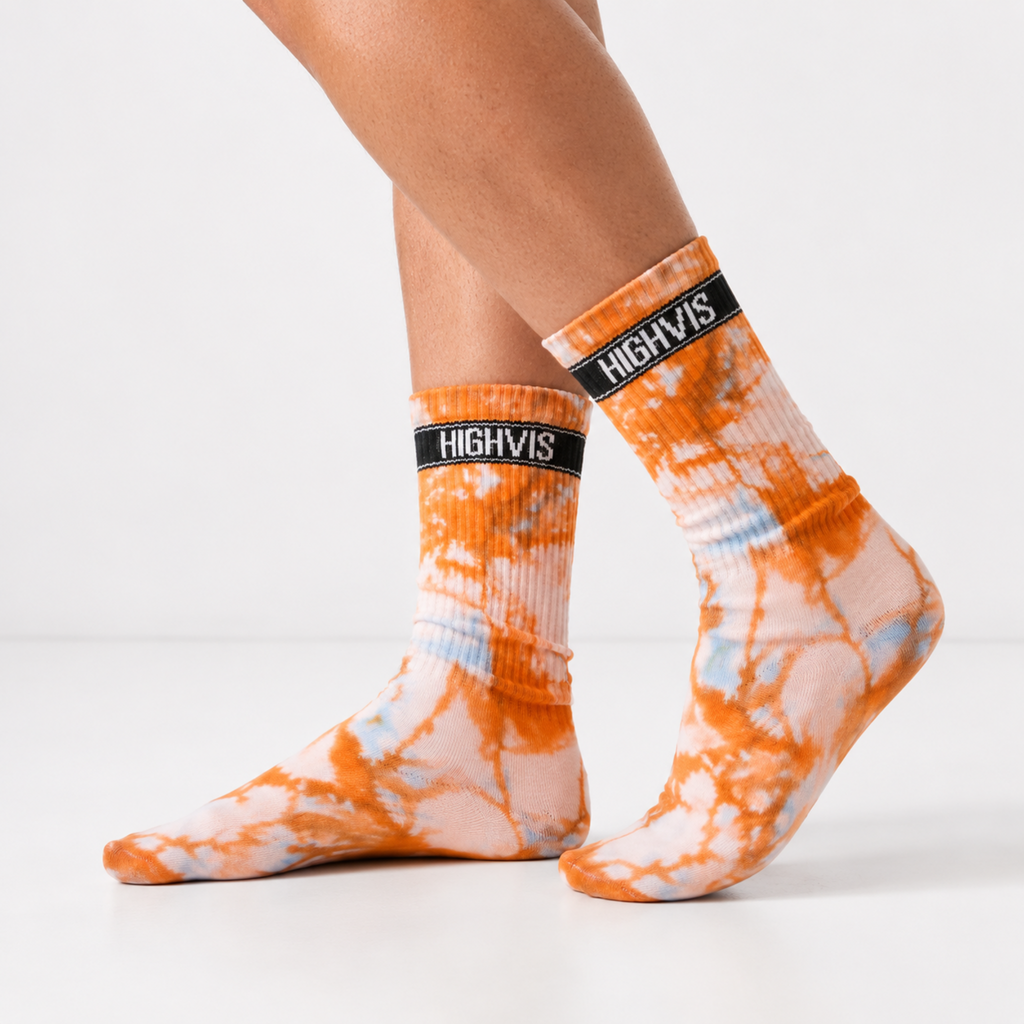Desert Glow - Hand Dyed Performance Crew Socks