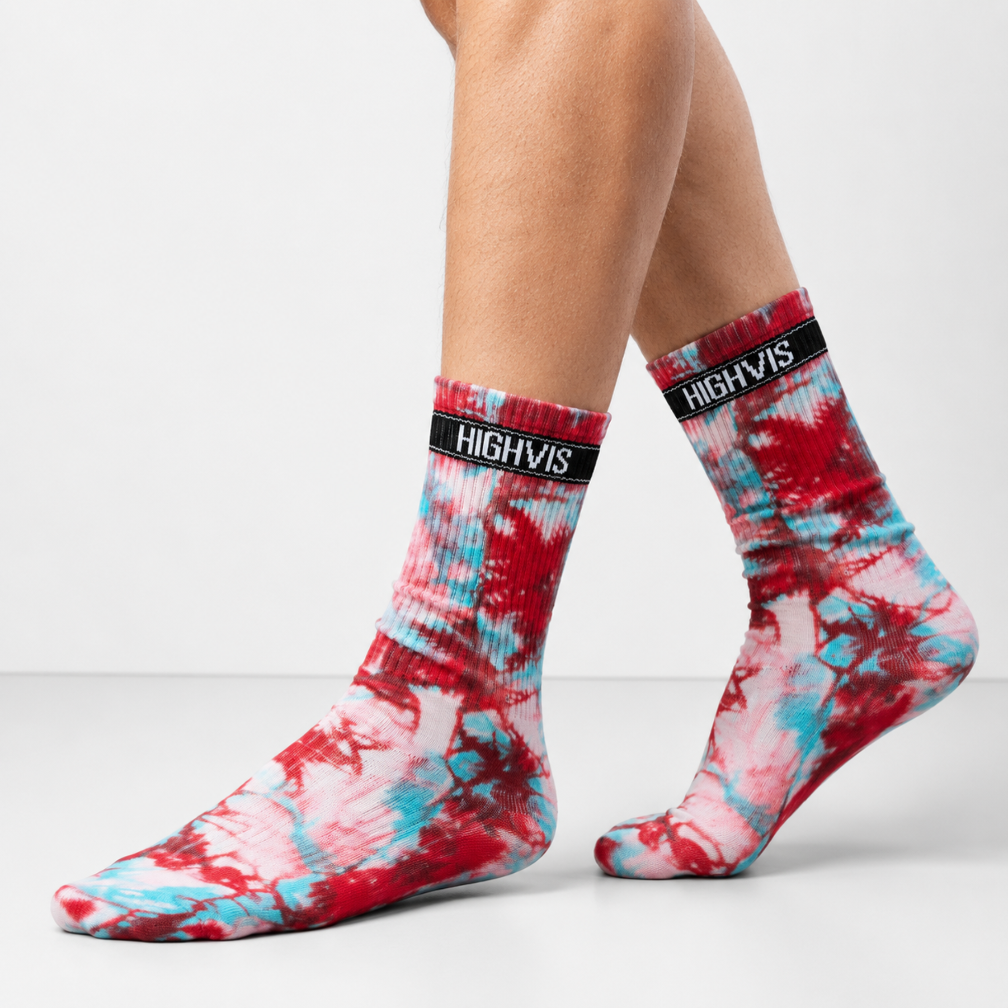 Blaze of Daze - Hand Dyed Performance Crew Socks