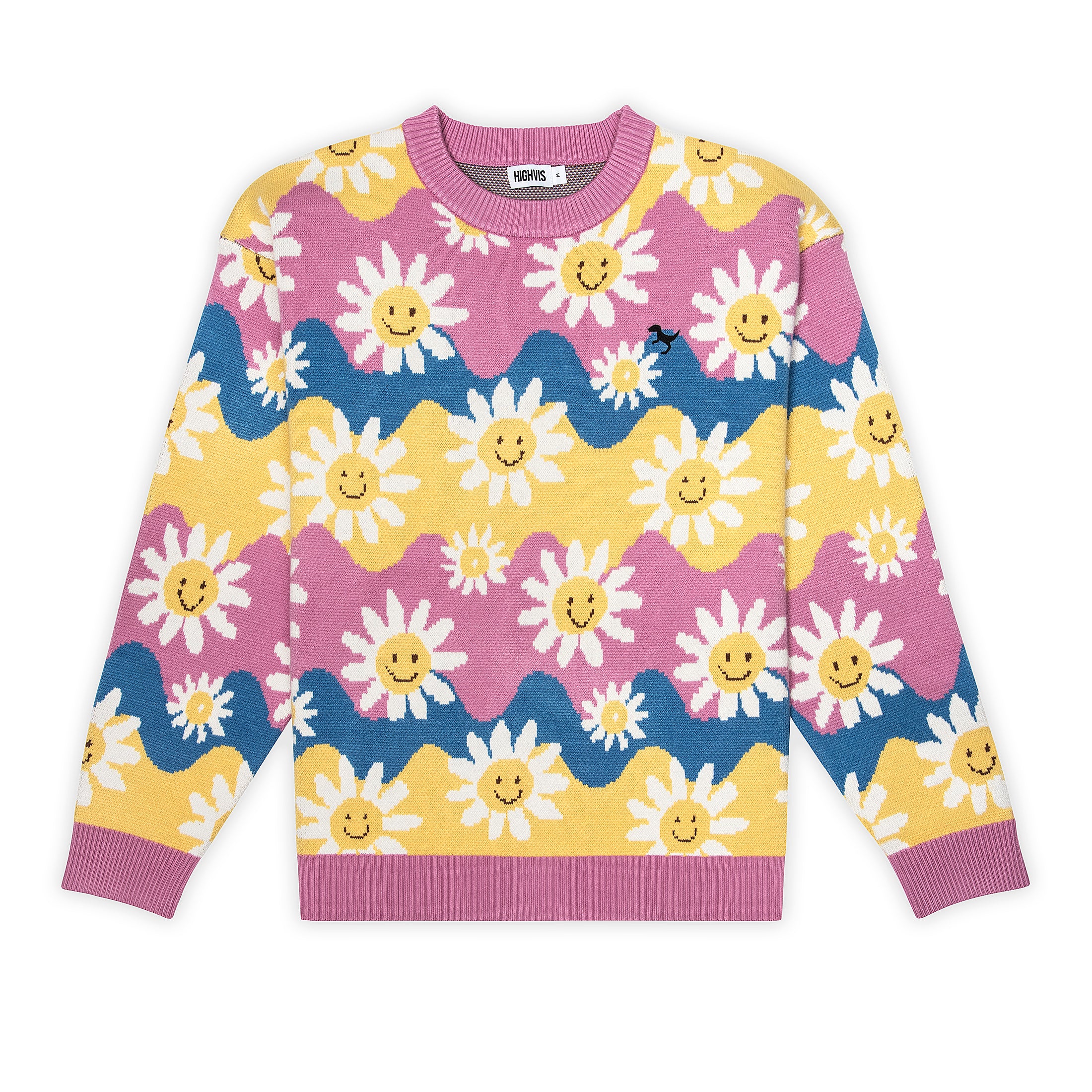 Flower Power Knit Sweater | HIGHVIS 70's Inspired Collection