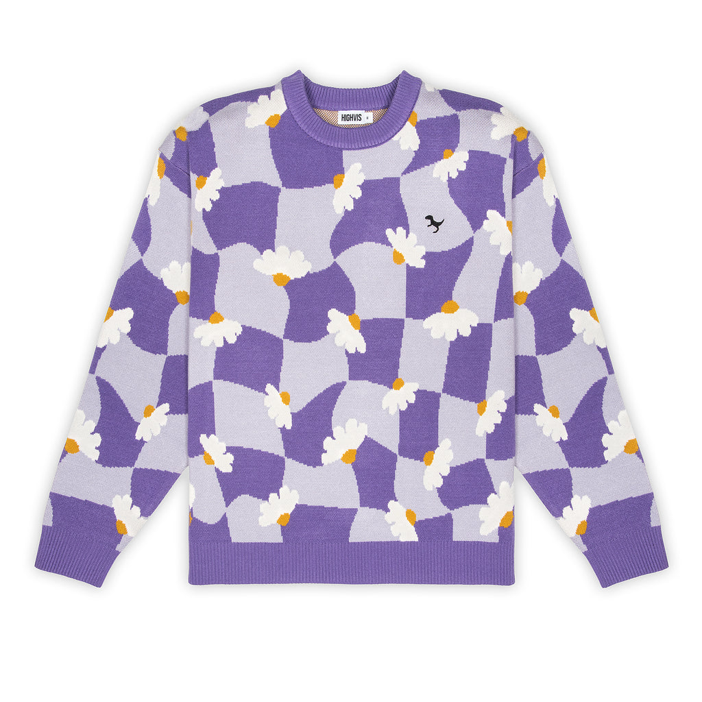 Flower Funk - Jacquard Knit Sweater