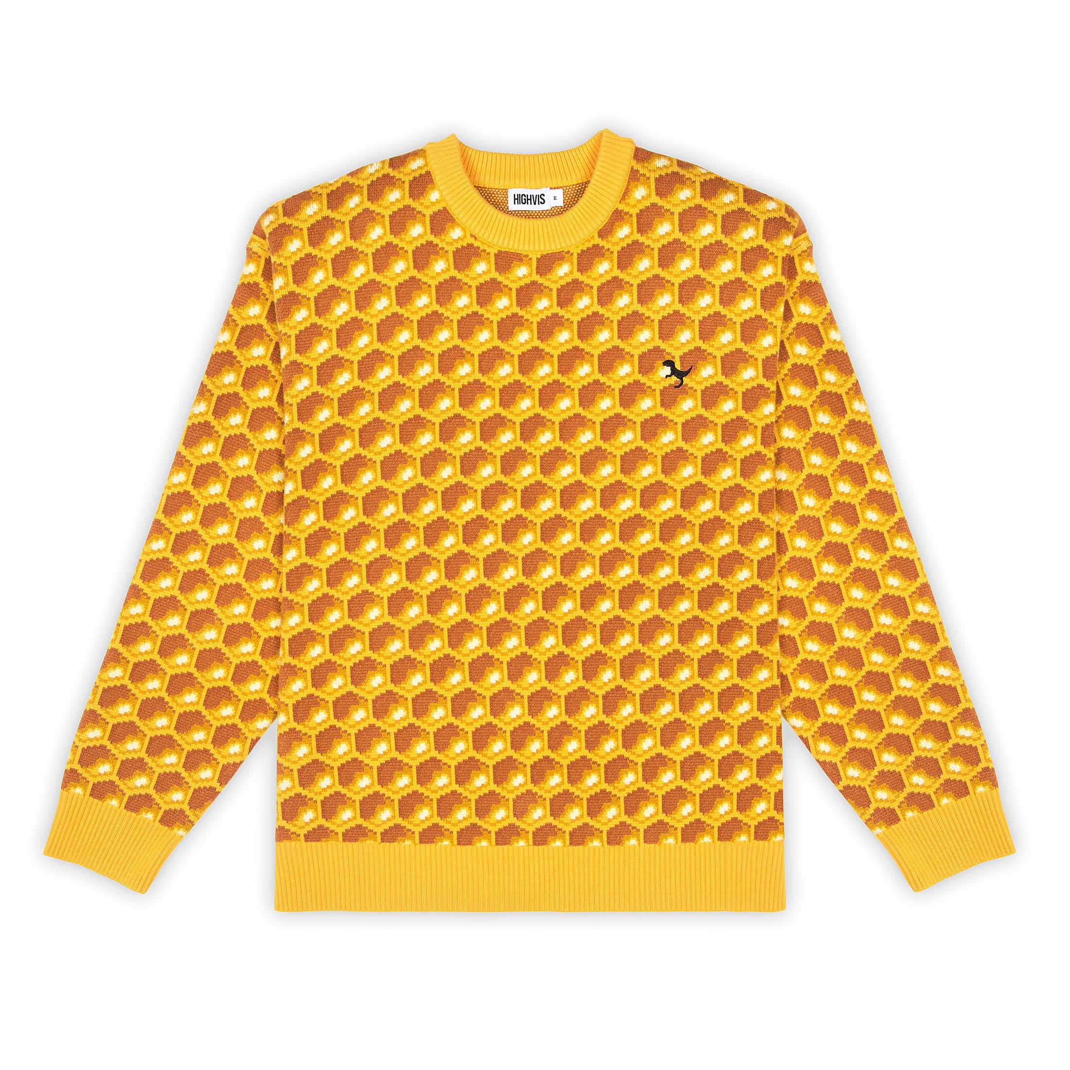 Honeycomb - Jacquard Knit Sweater