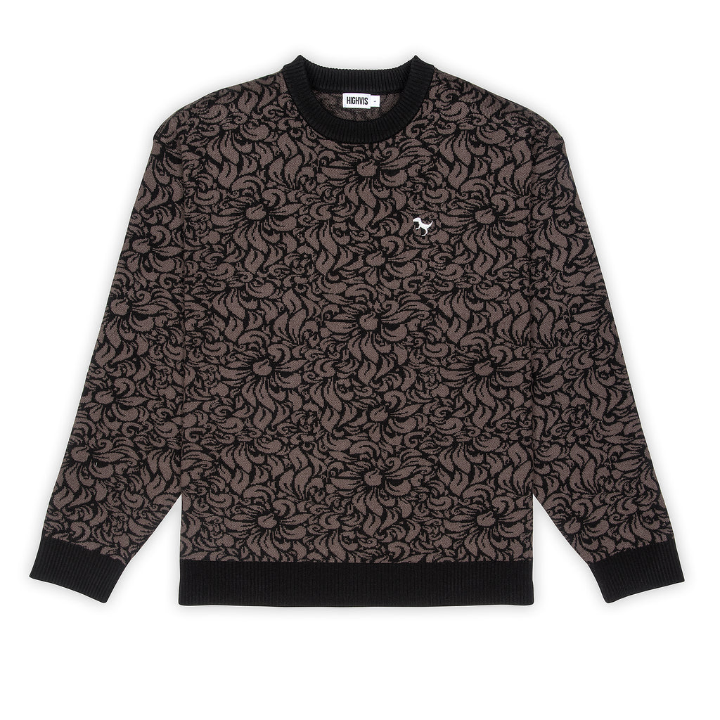 Midnight - Jacquard Knit Sweater