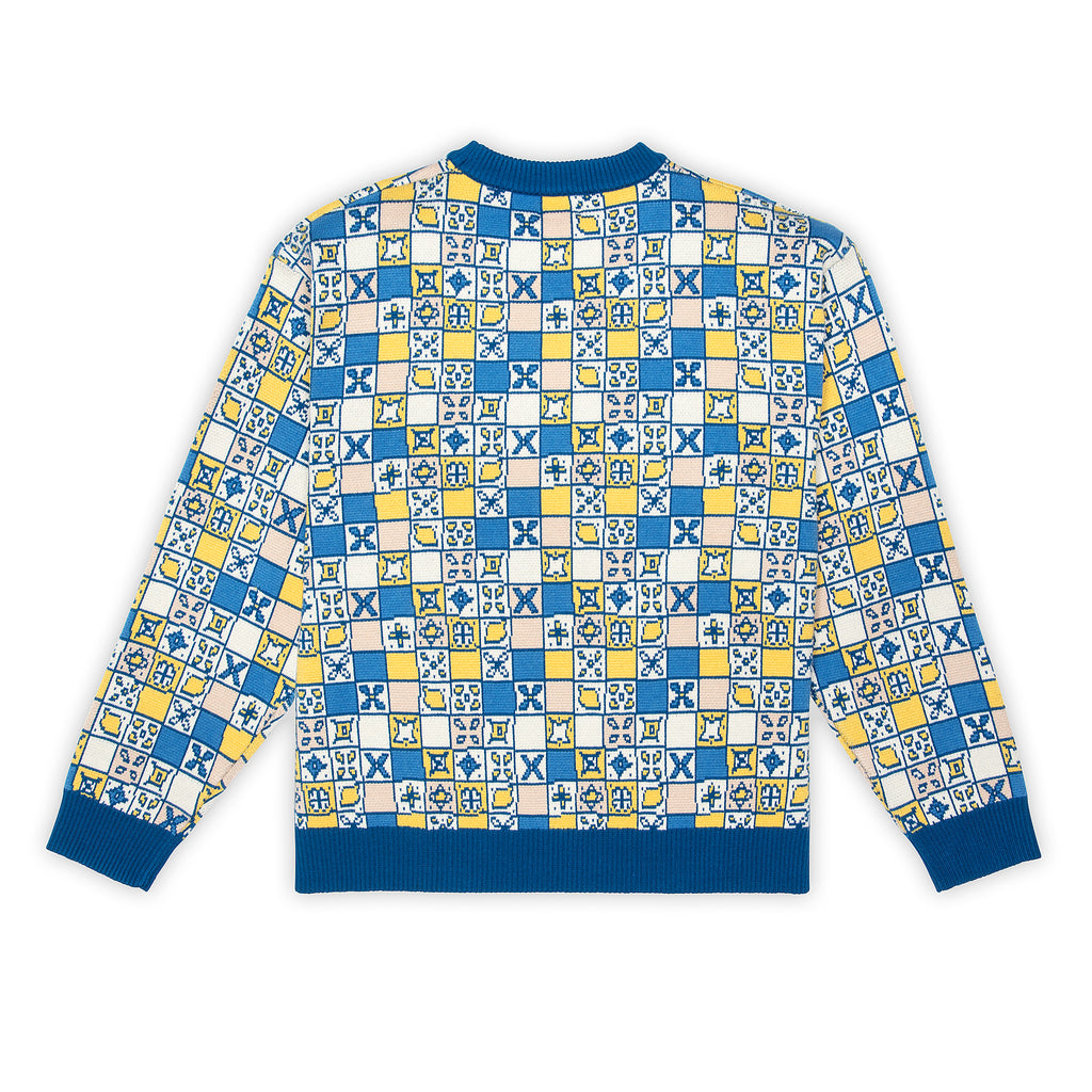 Lemon Tile - Jacquard Knit Sweater