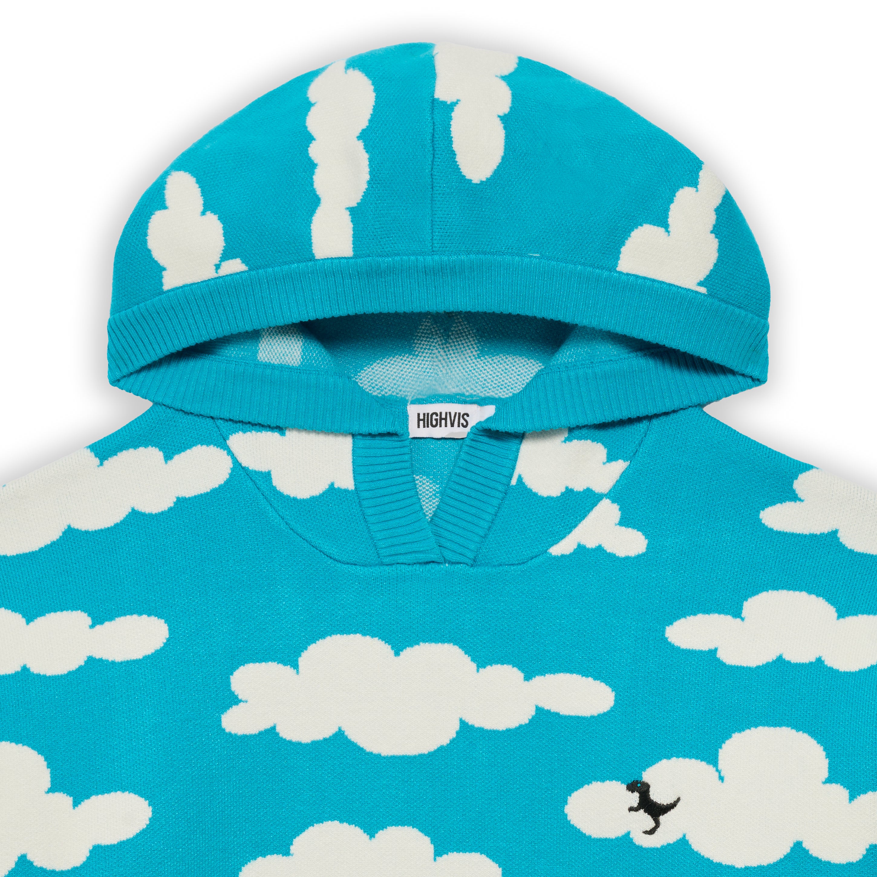Sky High Oversized Knit Hoodie  