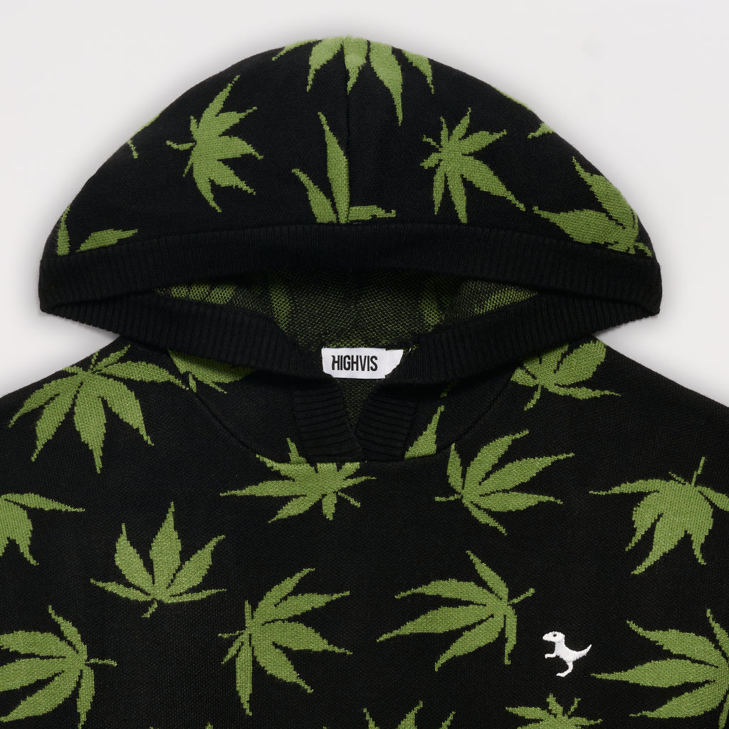 Evergreen Night - Knit Hoodie