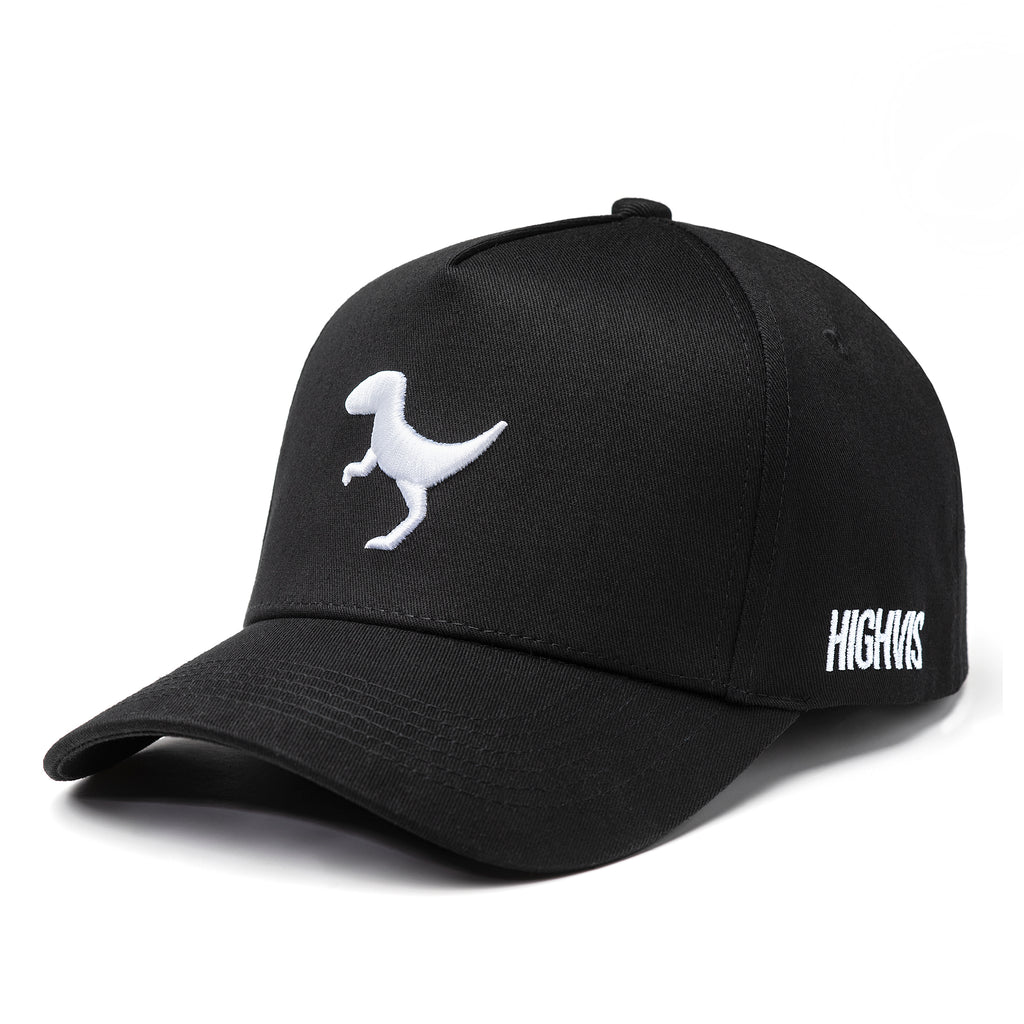 Cotton Dino Hat – Black