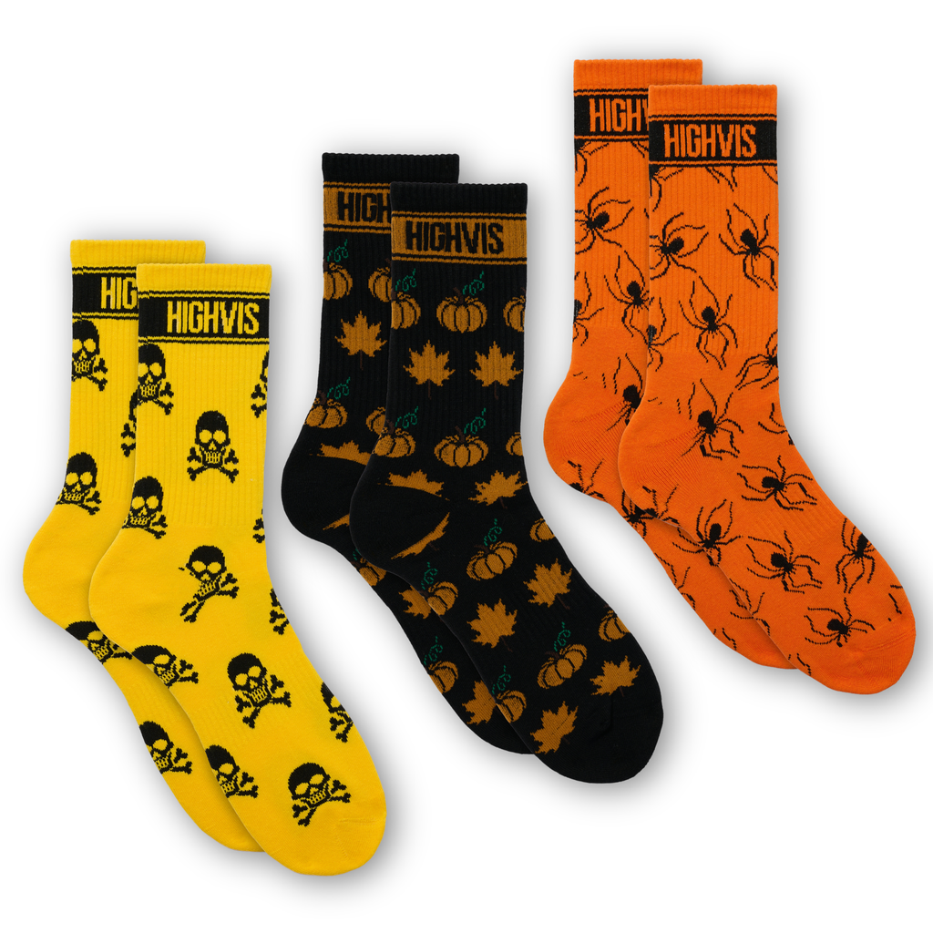 Spooky Season Trio - Performance Crew Socks